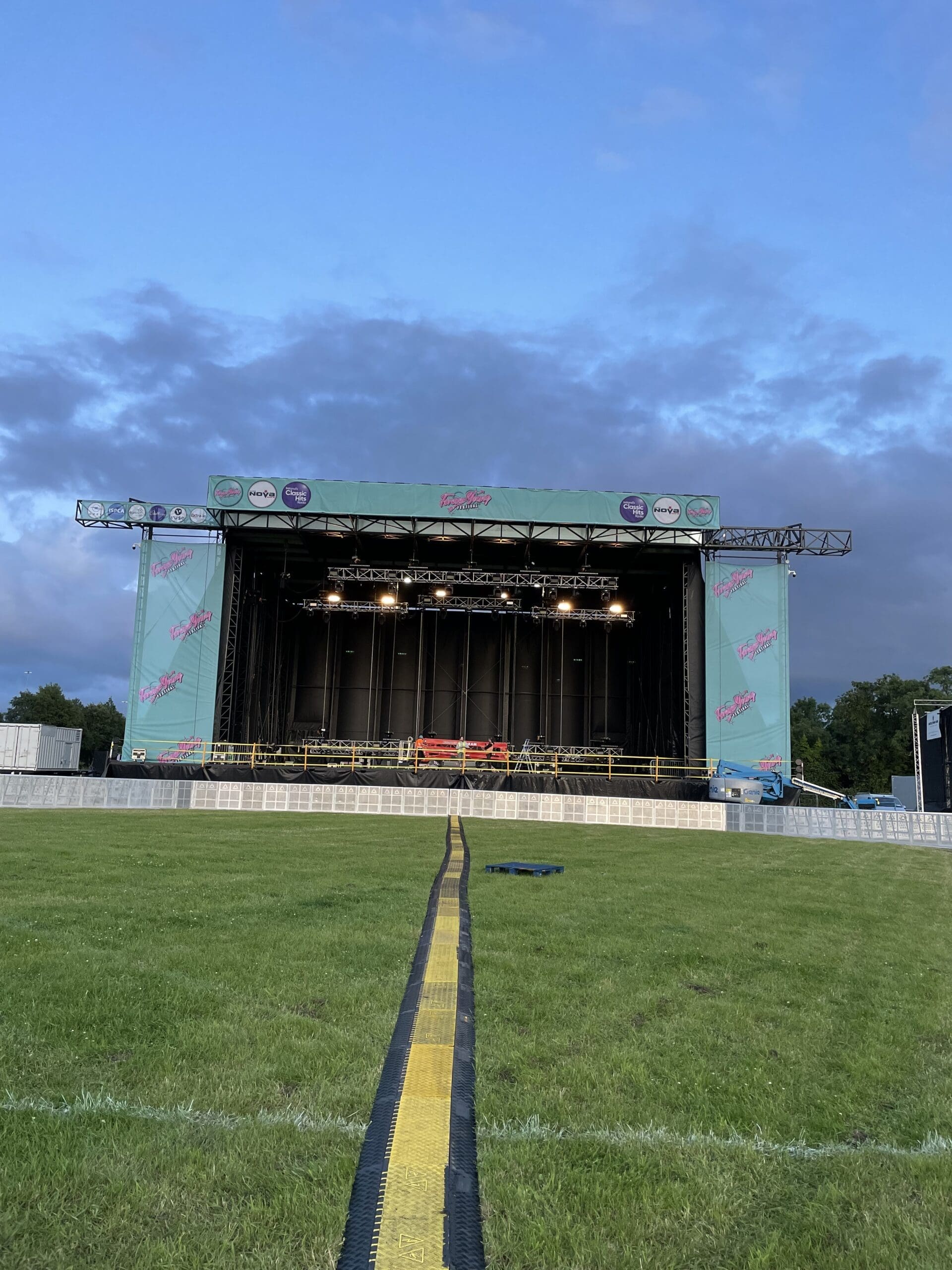 Heavy-duty festival stage hire, High load capacity festival stages, Rigid stage structures Ireland, Uneven terrain stage solutions